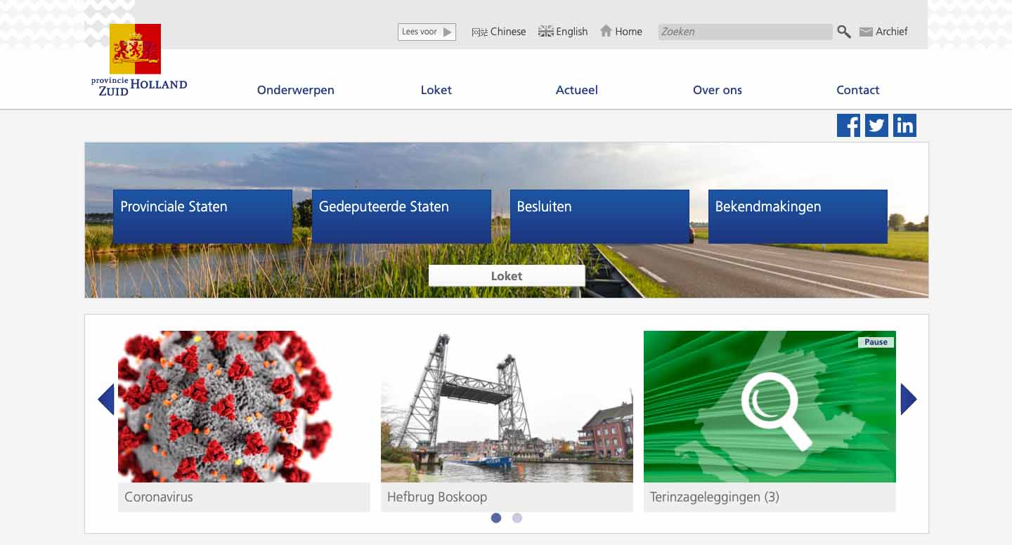 ZuidHollandWebsite