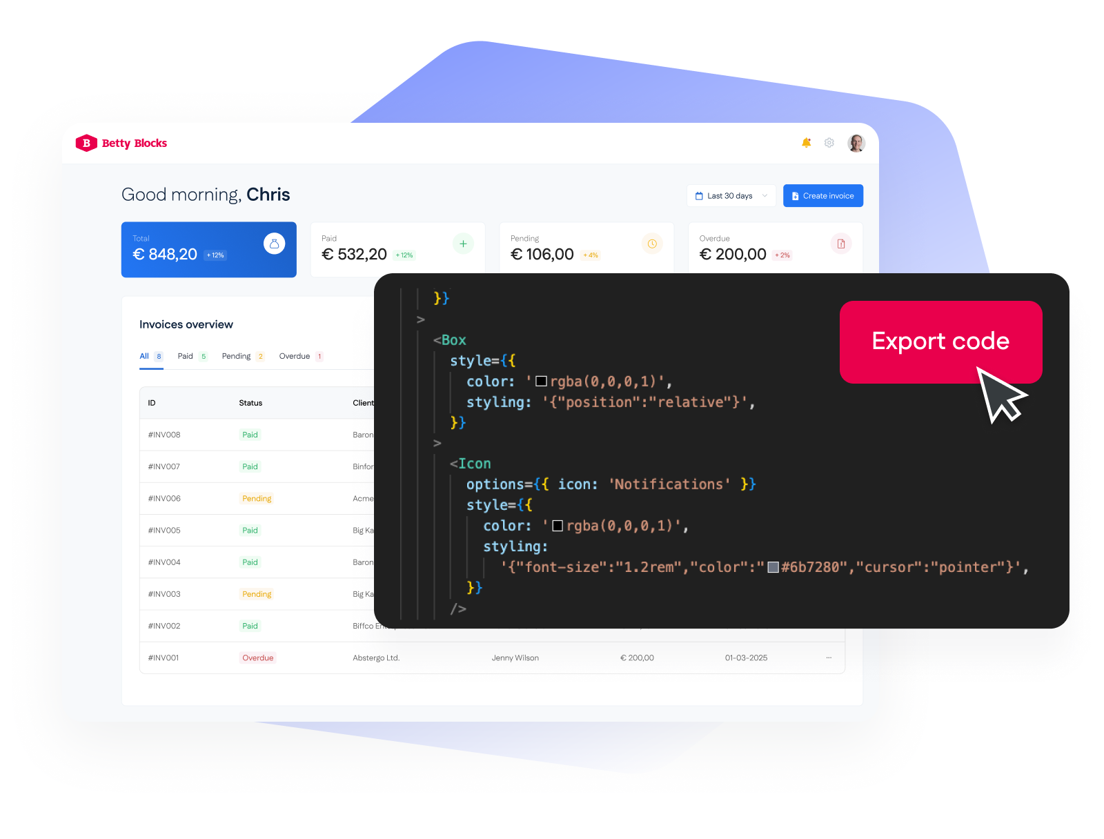 export code