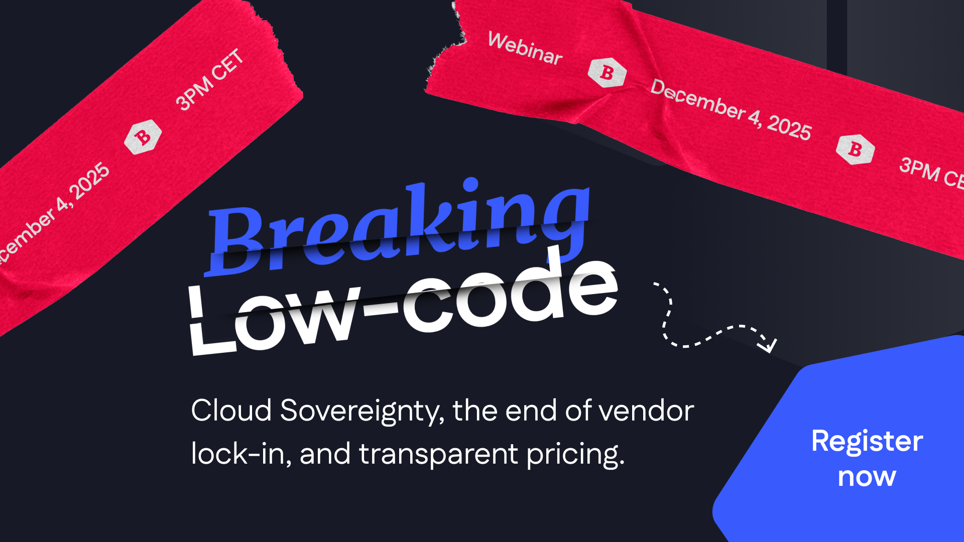 Betty Blocks Webinar | Betty Blocks breaks low-code